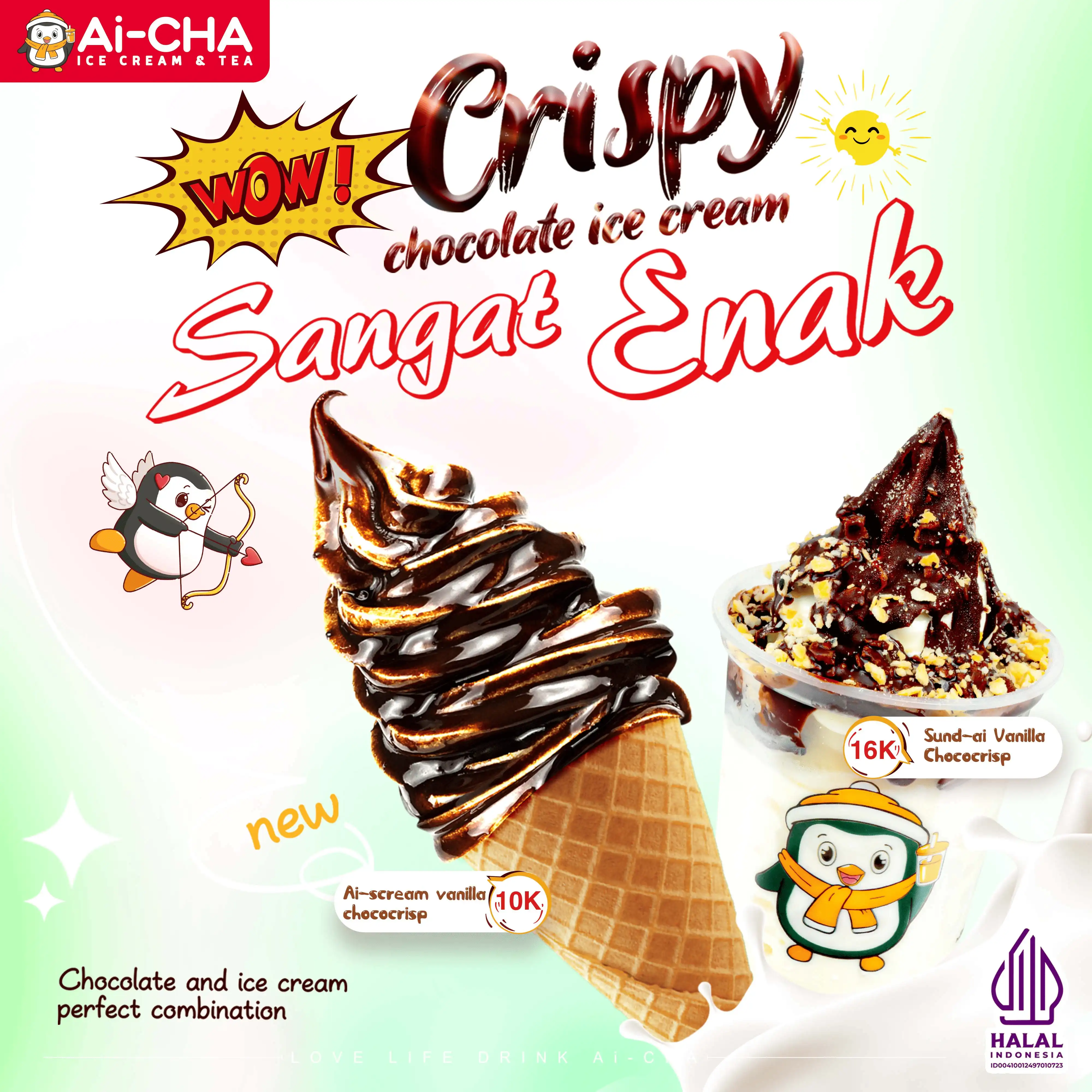 Crispy Chocolate Ice Cream: Sensasi Dingin, Lembut, dan Krispi dalam Satu Suapan