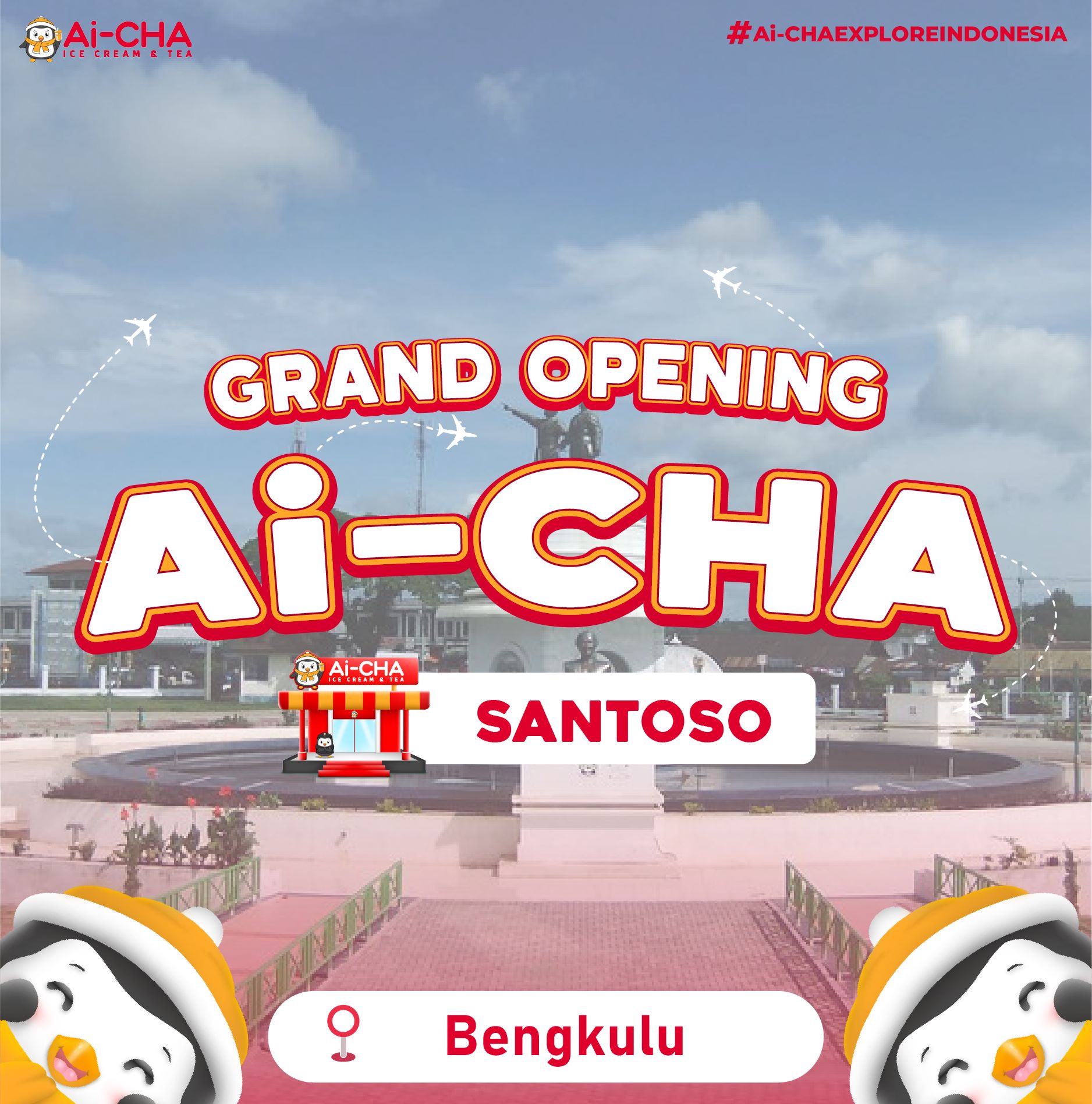 Grand Opening Outlet Ai-CHA Santoso