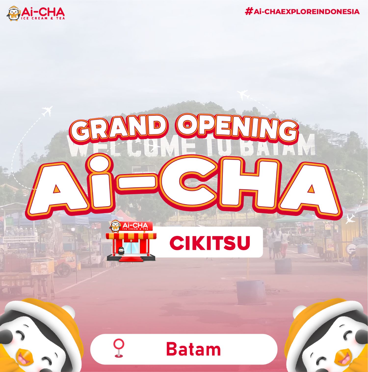 Grand Opening Outlet Ai-CHA Cikitsu, Batam