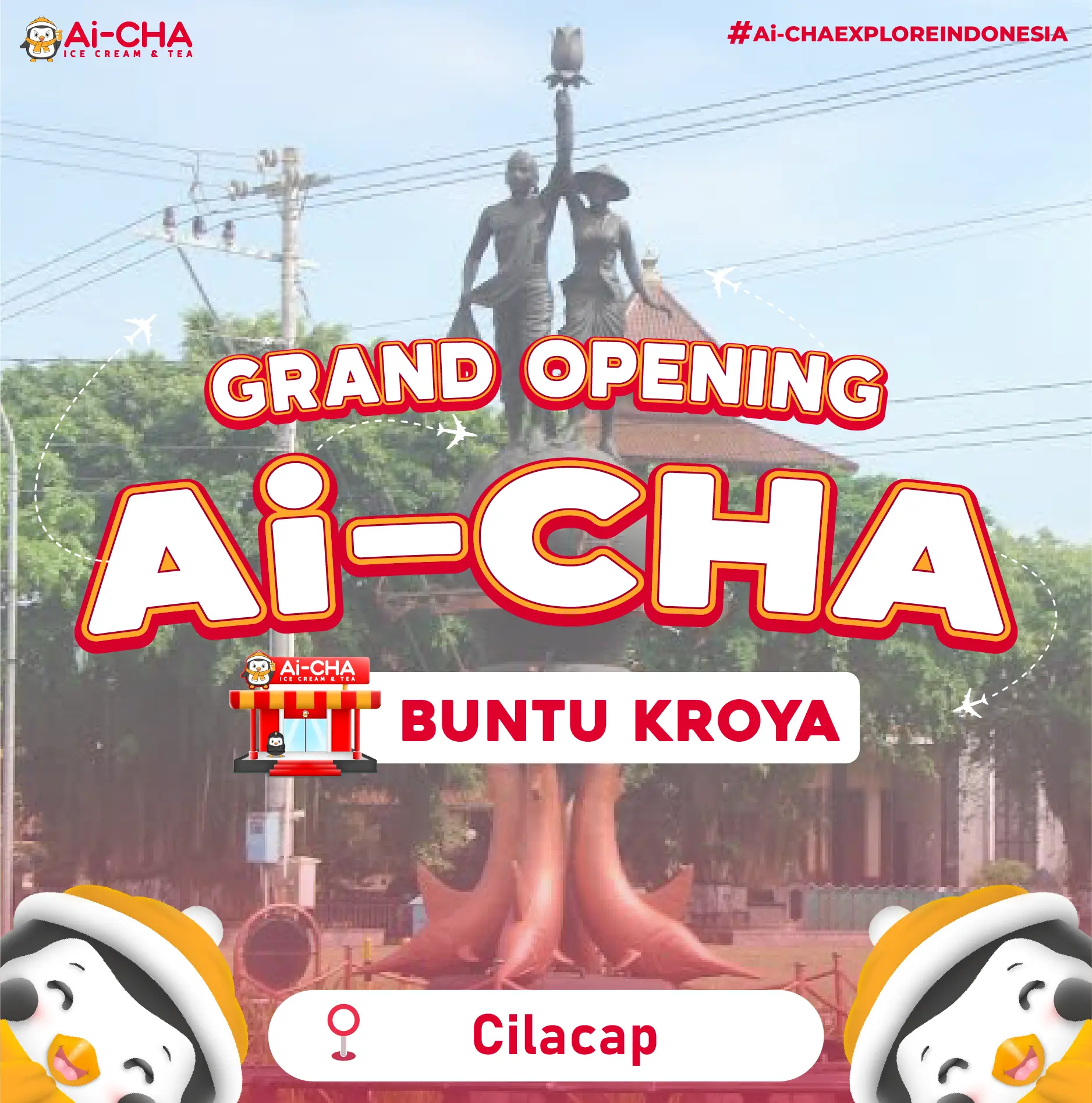 Grand Opening Outlet Ai-CHA Buntu Kroya