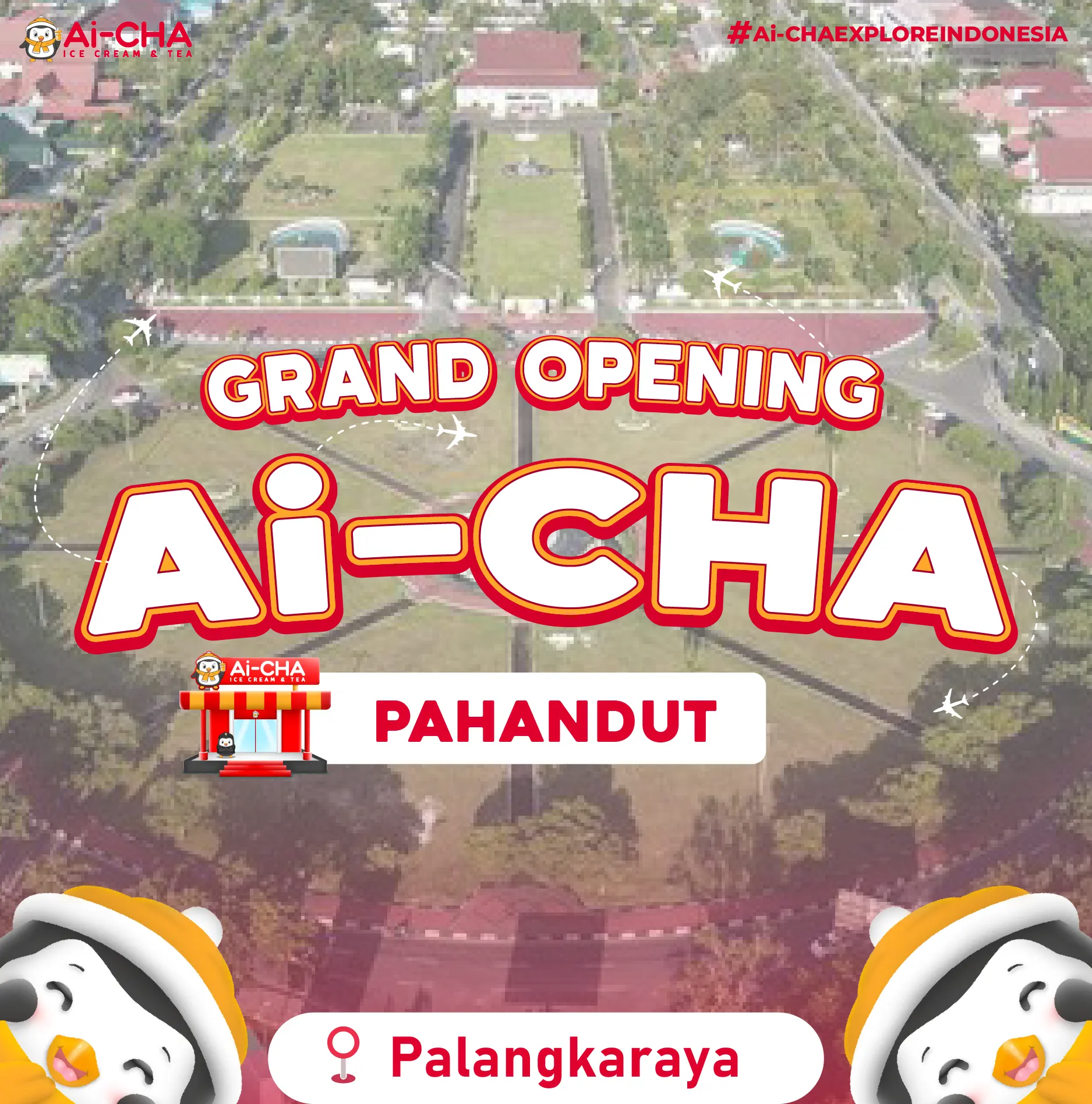 Grand Opening Outlet Ai-CHA Pahandut, Palangkaraya