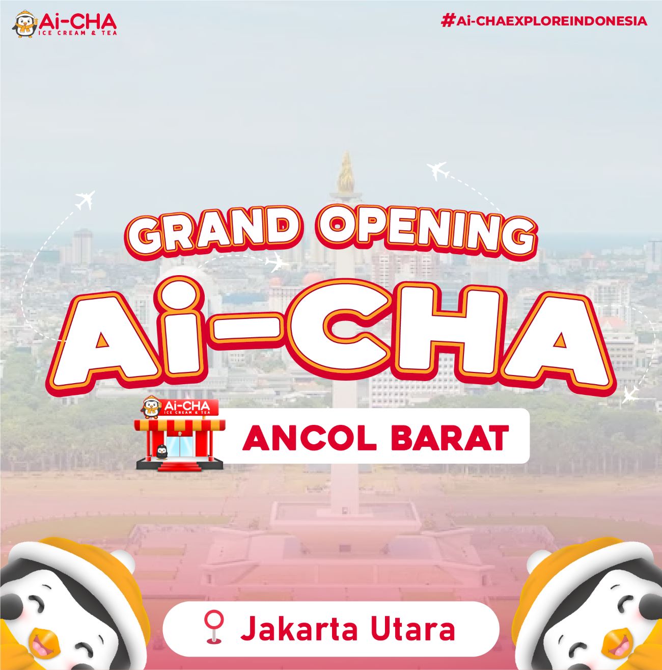 Grand Opening Outlet Ai-CHA Ancol Barat, Jakarta Utara