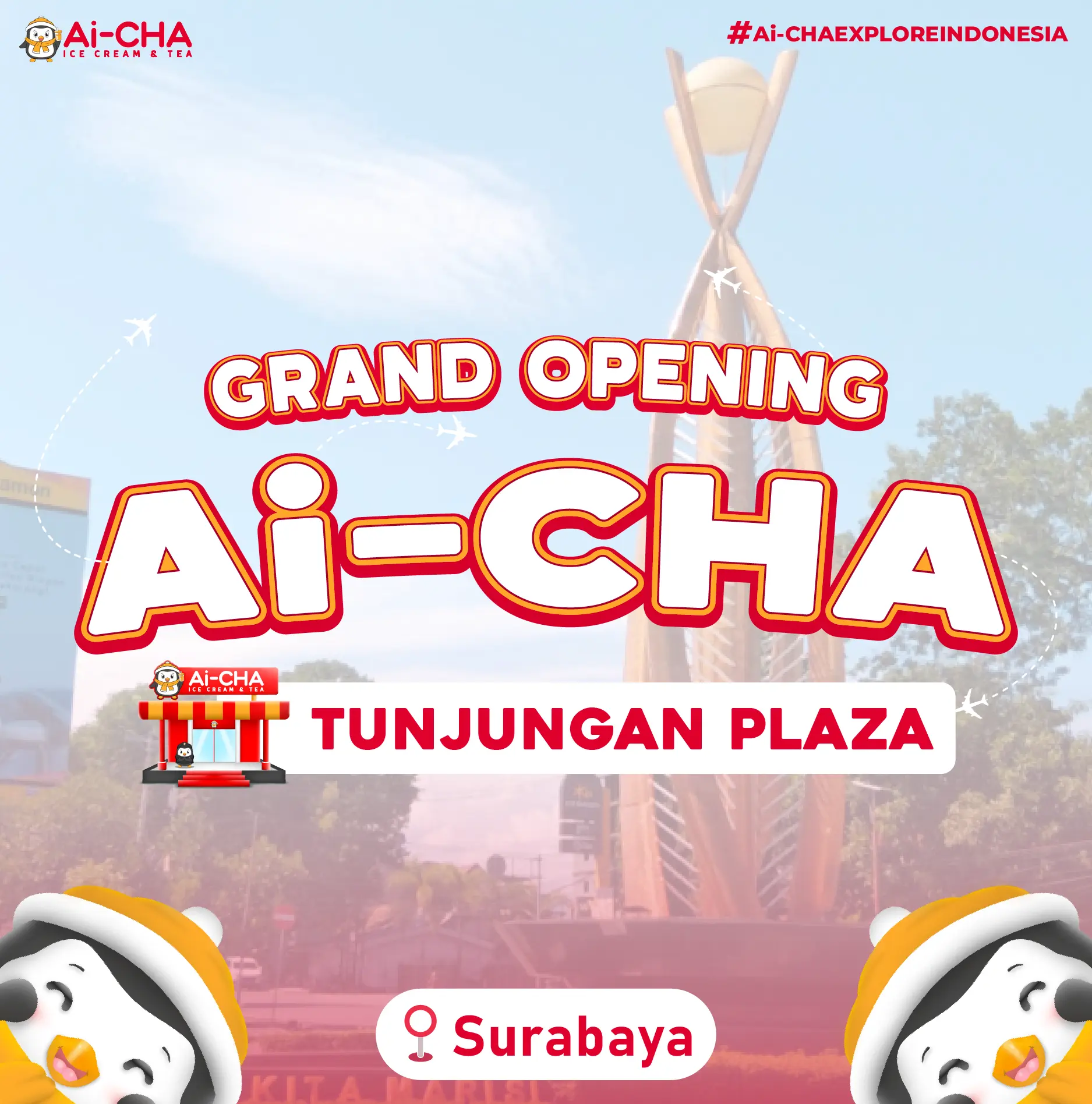 Grand Opening Outlet Ai-CHA Tunjungan Plaza