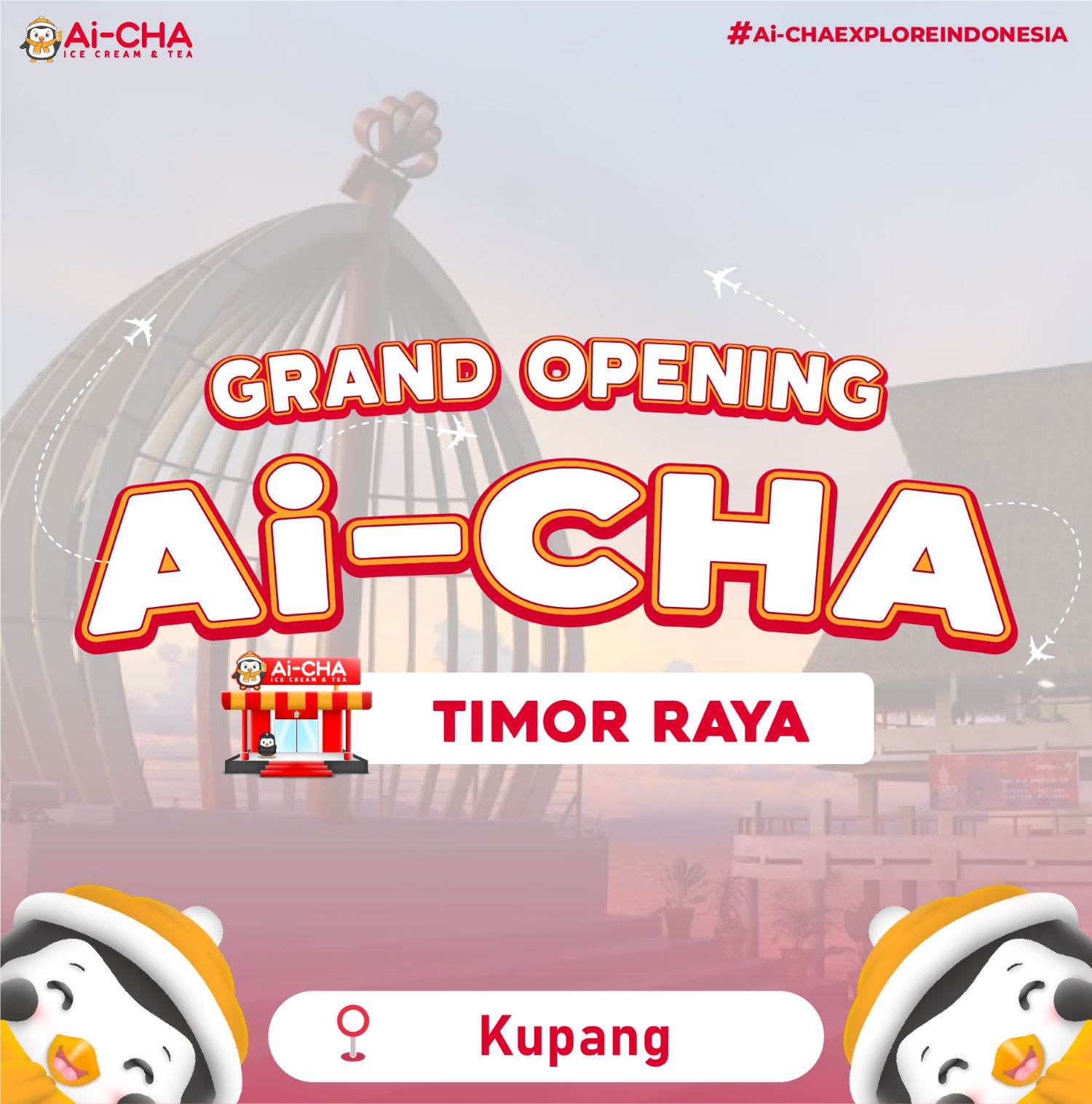 Grand Opening Outlet Ai-CHA Timor Raya, Kupang, Nusa Tenggara Timur