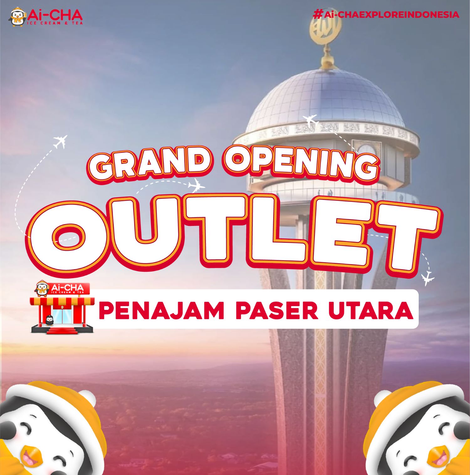 Grand Opening Outlet Ai-CHA Babulu, Penajam Paser Utara