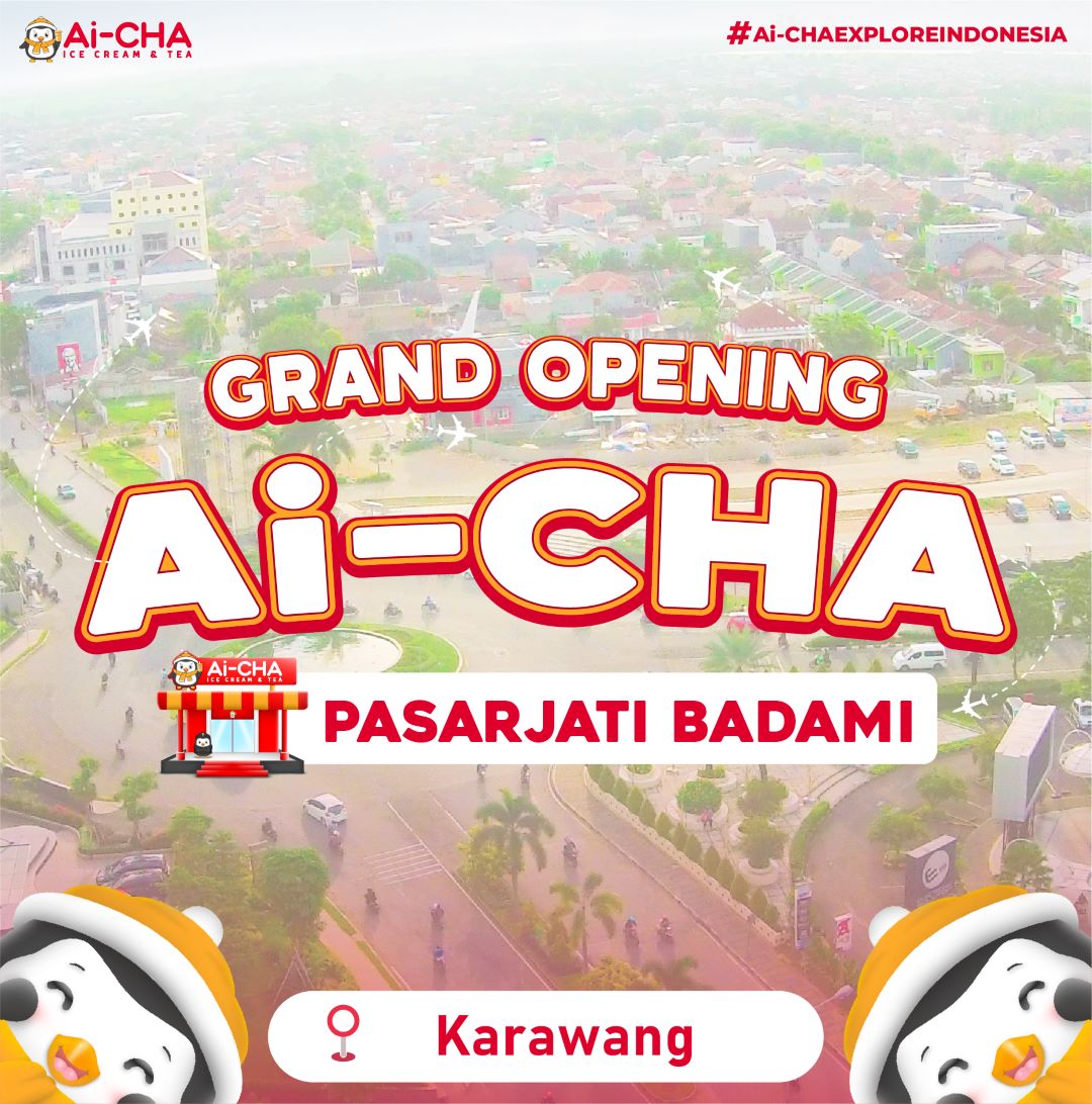 Grand Opening Outlet Ai-CHA Pasarjati Badami, Karawang