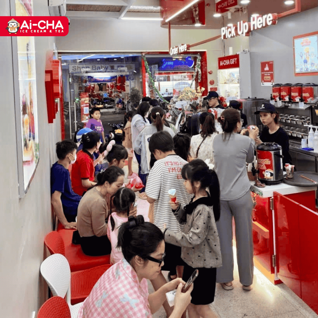 Ai-CHA Makes Its Debut in Kiên Giang, Vietnam with Flavorful Ice Cream and Tea!