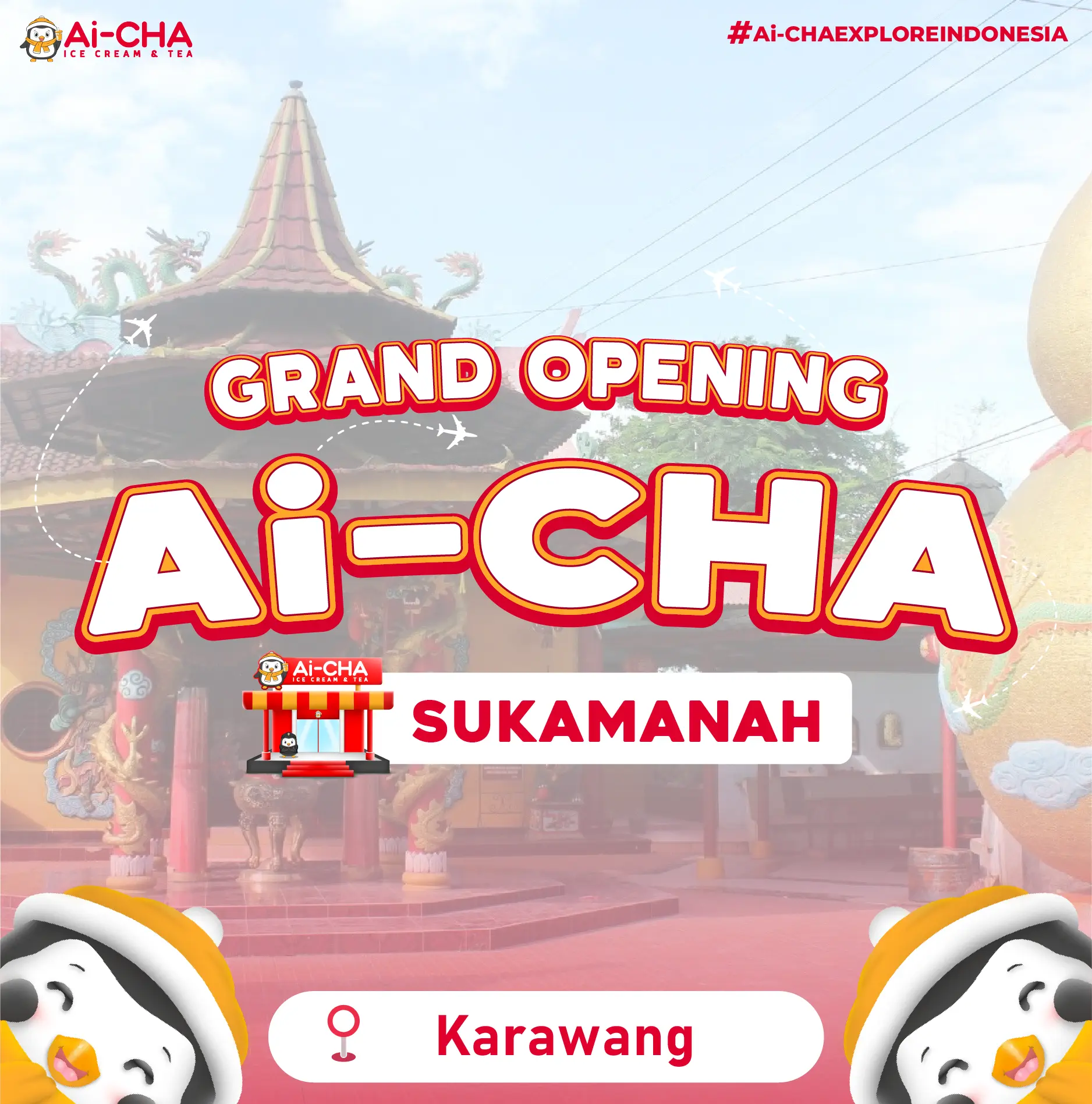 Grand Opening Outlet Ai-CHA Sukamanah