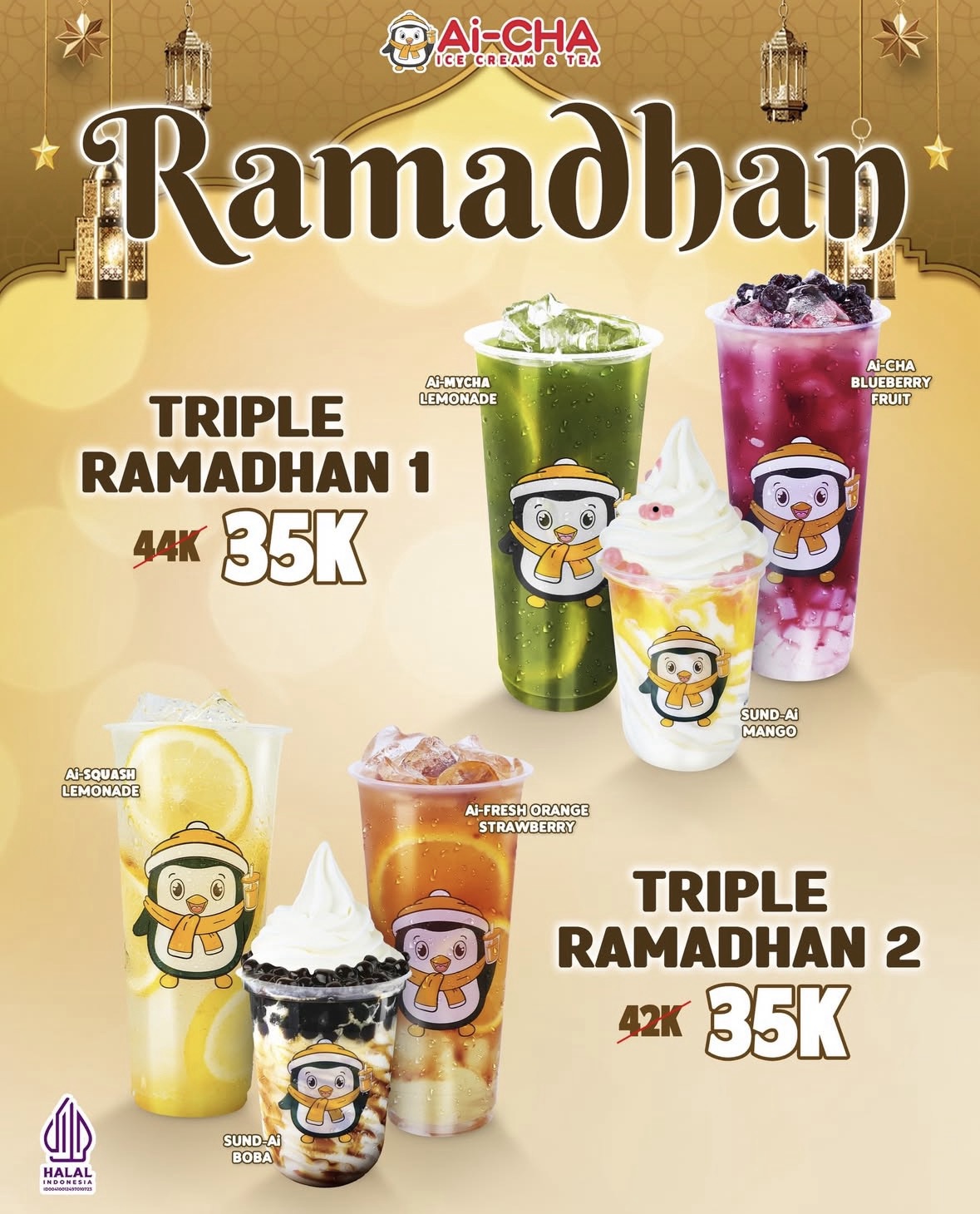 Promo Ramadhan Ai-CHA 2026: Triple Ramadhan Cuma 35K!